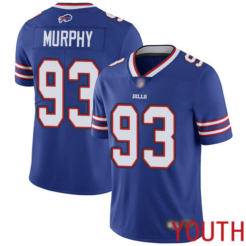Youth Buffalo Bills #93 Trent Murphy Royal Blue Team Color Vapor Untouchable Limited Player NFL Jersey->youth nfl jersey->Youth Jersey